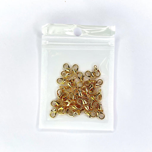Lobster Clasps Gold (Nickel Free) 10mm 40pc