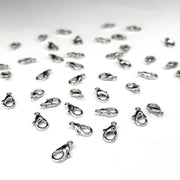 Lobster Clasps Silver (Nickel Free) 10mm 40pc - Harry & Wilma