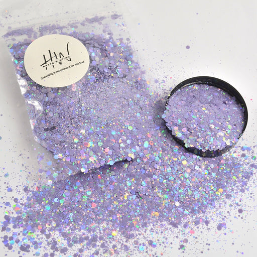 Matte Pastel Glitter Holographic Lavender 25g