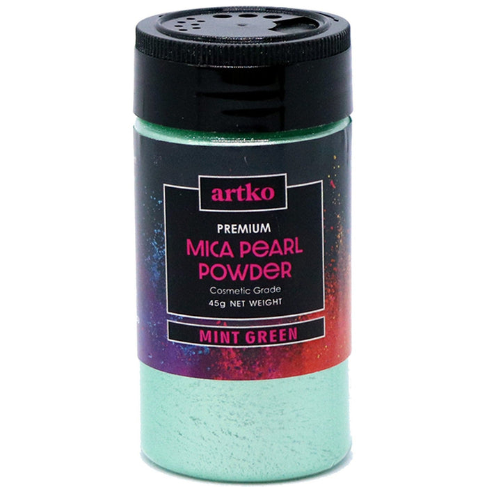 Mica Large 45g Pearl Powder Pigment - MINT GREEN - Harry & Wilma