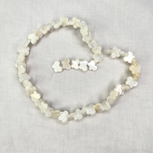 Mini Butterfly Shapes Natural Mother of Pearl Beads Strands 12mm