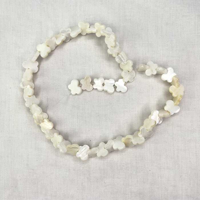 Mini Butterfly Shapes Natural Mother of Pearl Beads Strands 12mm - Harry & Wilma