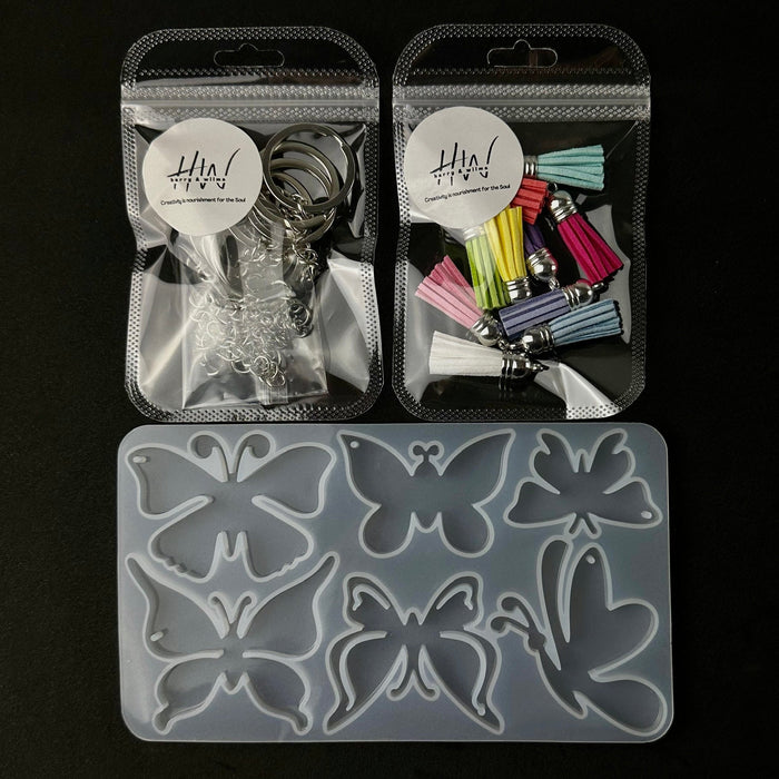Mould - Butterfly Keyring Kit - Harry & Wilma