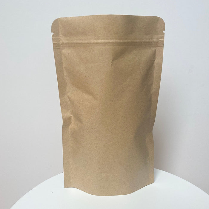 Natural Stand Up Pouch Bag - Solid Face (100pcs) (11*18.5cm). - Harry & Wilma