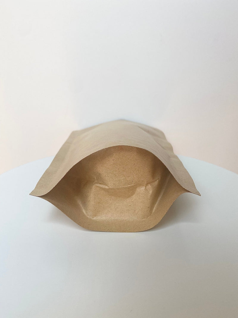 Natural Stand Up Pouch Bag - Solid Face (100pcs) (11*18.5cm). - Harry & Wilma