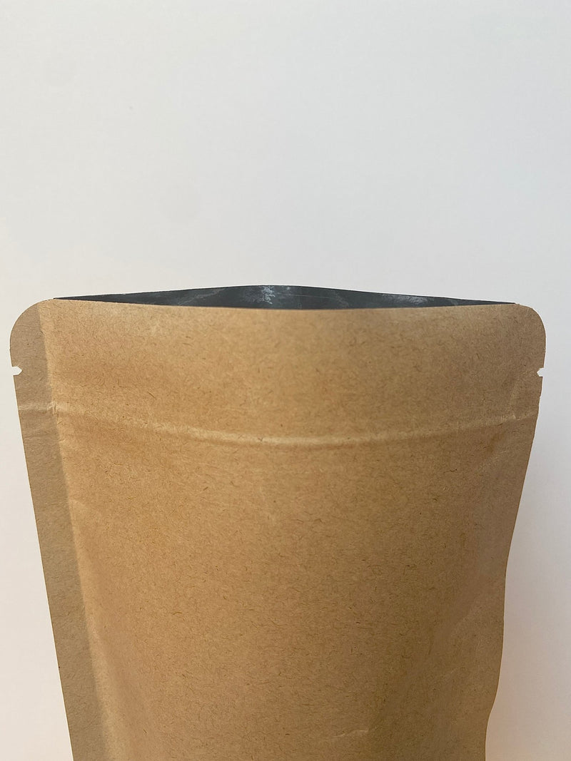 Natural Stand Up Pouch Bag - Solid Face (100pcs) (11*18.5cm). - Harry & Wilma