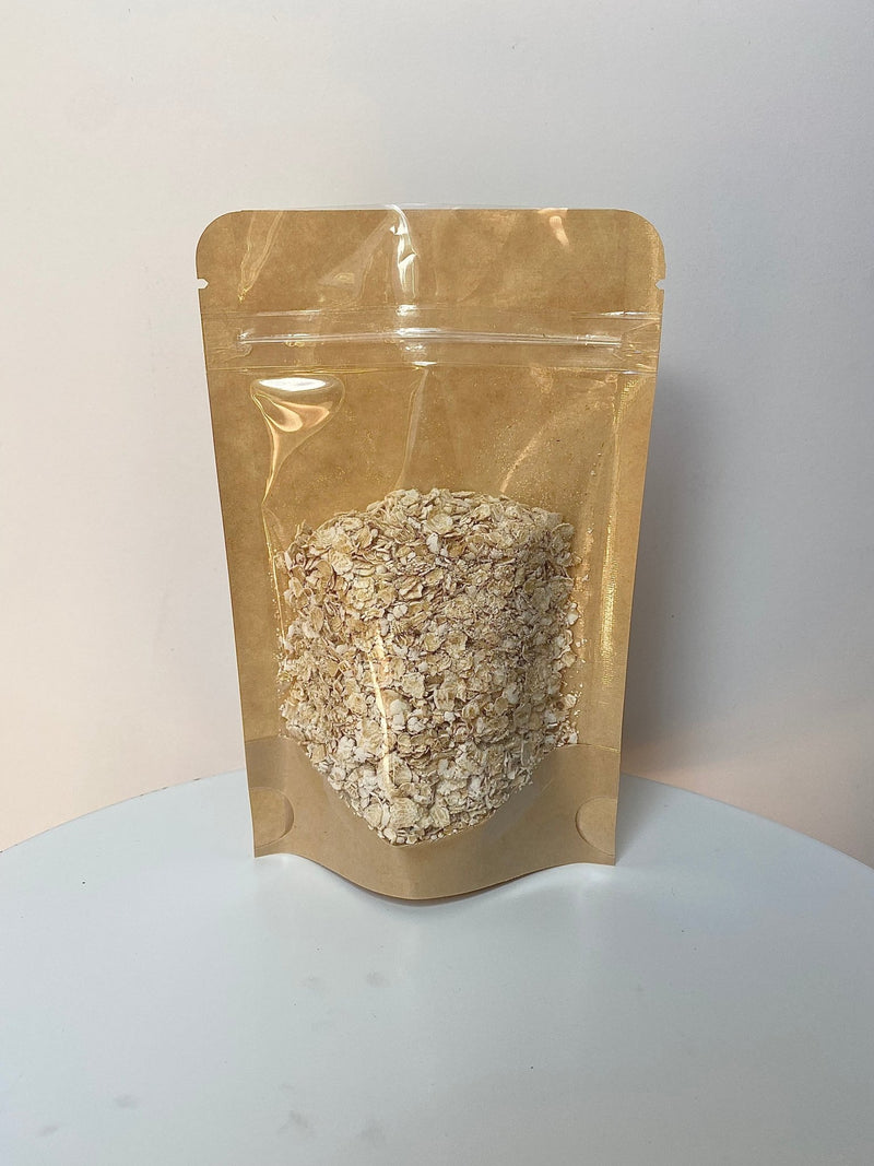 Natural Stand Up Pouch Bag - Transparent Face (100pcs) (16*24cm) - Harry & Wilma