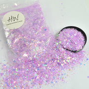 Pastel Chunky Lavender Glitter 25g - Harry & Wilma