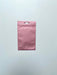 Pastel Pink Mylar Bag - Transparent Face (100pcs) (8*13cm)