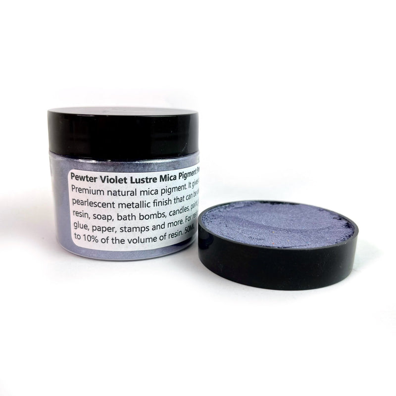 Pewter Violet - Lustre Mica Powder - Harry & Wilma