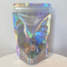 Rainbow Holographic Foil Pouch Bag - Transparent Face (100pcs) (12*20cm)