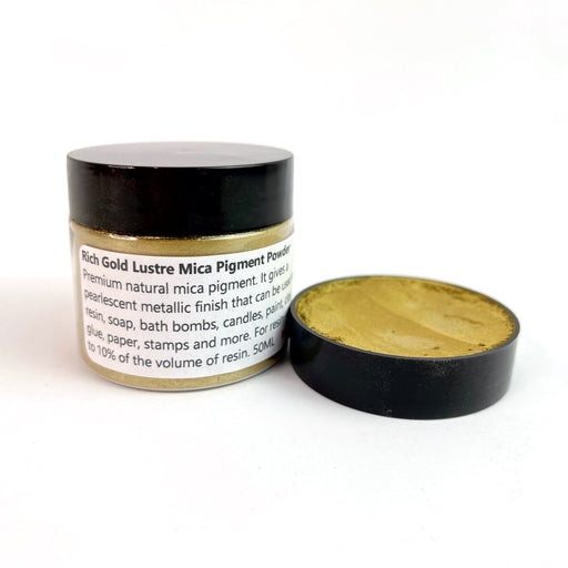 Rich Gold - Lustre Mica Powder 50ml jar