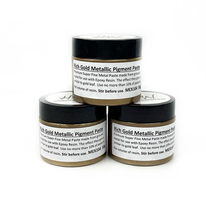 Rich Gold Metallic Pigment Paste 70g - Harry & Wilma