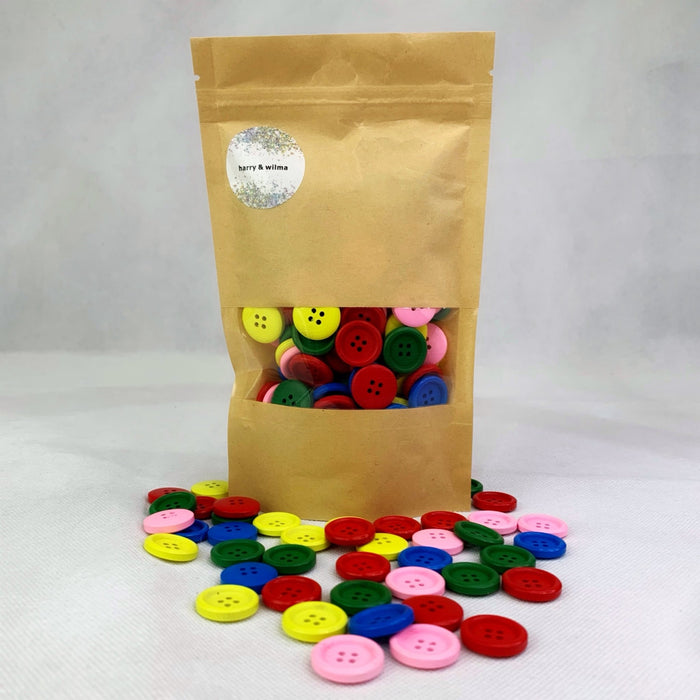 Round Buttons Bright 90g - Harry & Wilma
