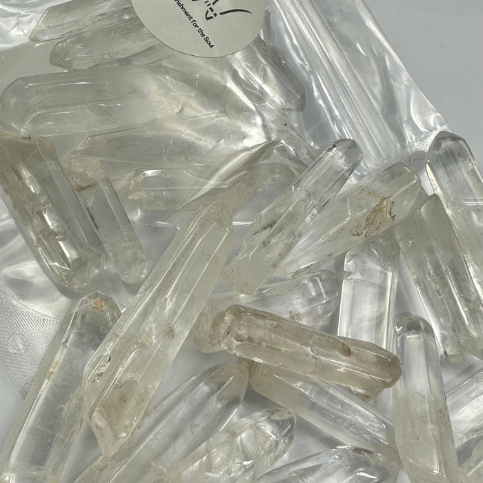 Semi Precious Crystal Points 100gms - Clear Crystal - Harry & Wilma