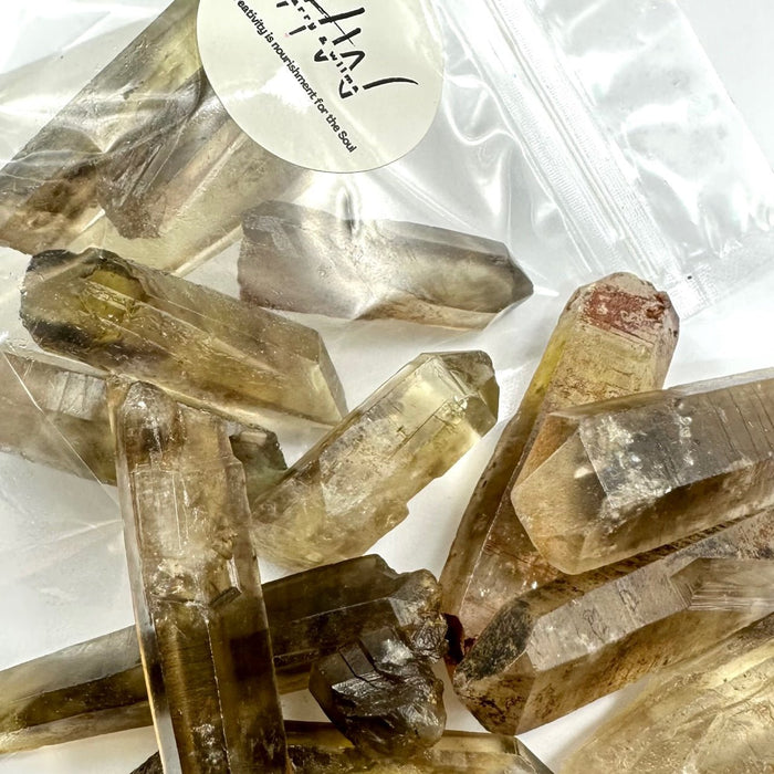 Semi Precious Crystal Points 100gms - Smokey Quartz - Harry & Wilma
