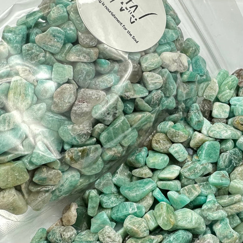 Semi Precious Stone Mix 250g - amazonite - Harry & Wilma