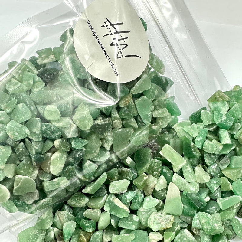 Semi Precious Stone Mix 250g - green aventurine - Harry & Wilma