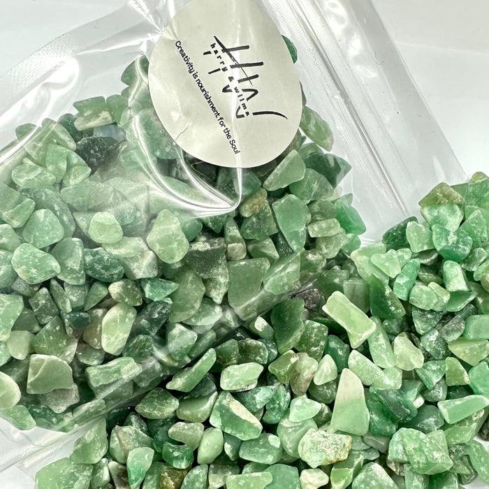 Semi Precious Stone Mix 250g - green aventurine - Harry & Wilma