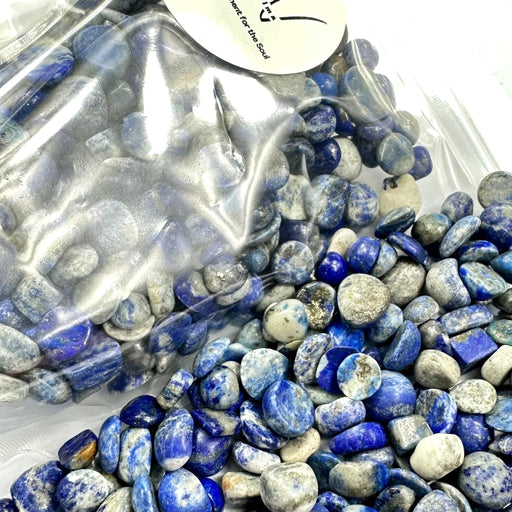 Semi Precious Stone Mix 250g - lapis lazuli-round shape