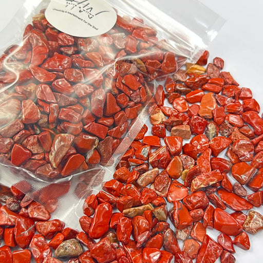 Semi Precious Stone Mix 250g - red jasper
