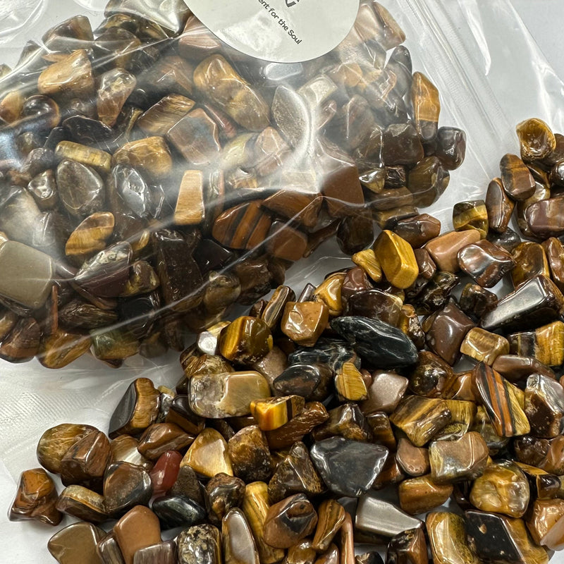 Semi Precious Stone Mix 250g - tiger eye stone - Harry & Wilma