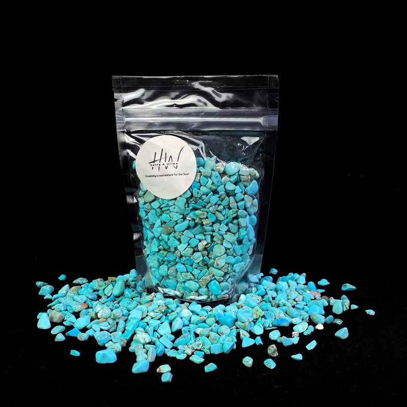 Semi Precious Stone Mix - Blue Stone 250g - Harry & Wilma