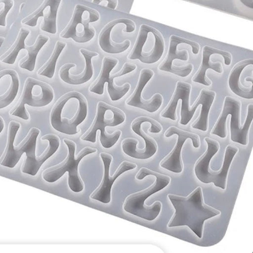 Silicone Mould - Alphabet Funky Style - Harry & Wilma