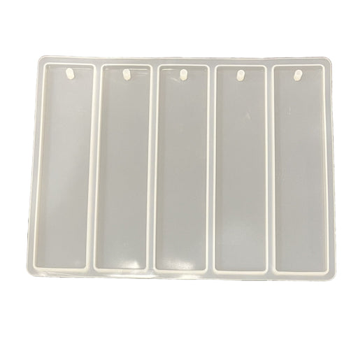 Silicone Mould - Bookmark set 5 rectangle