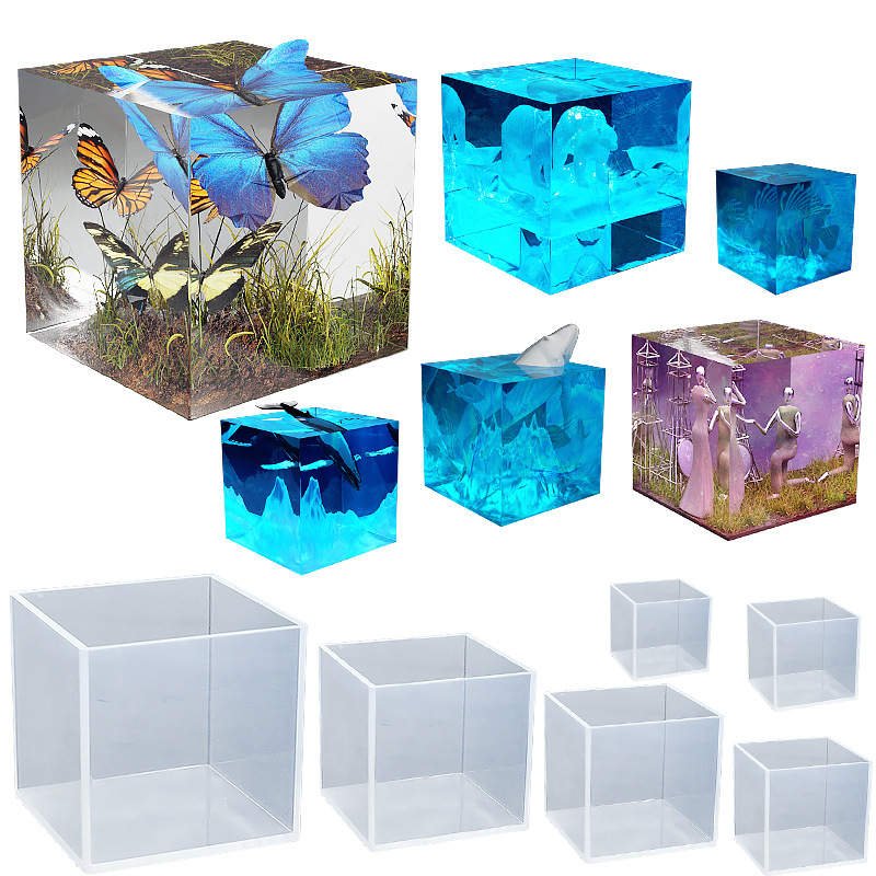 Silicone Mould - Cube 8 x 8 cm - Harry & Wilma