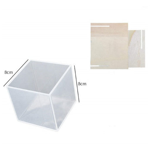 Silicone Mould - Cube 8 x 8 cm