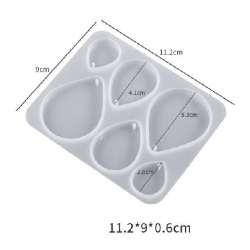 Silicone Mould - Earring Teardrop - Harry & Wilma