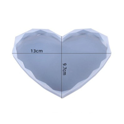 Silicone Mould - Heart with Irregular Sides