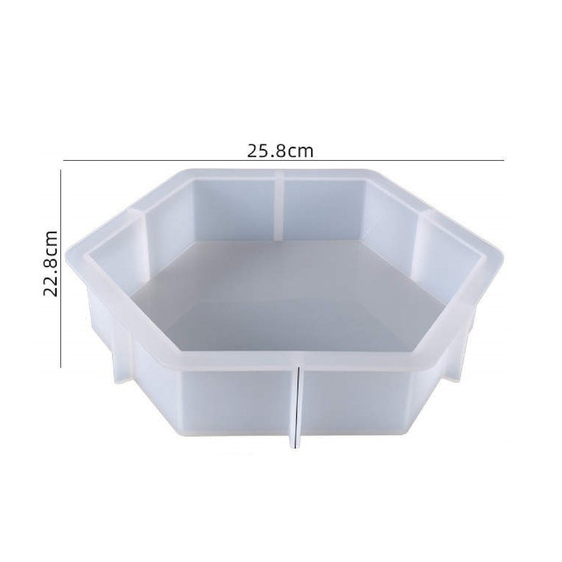 Silicone Mould - Heaxagonal 25cm x 23cm - Harry & Wilma