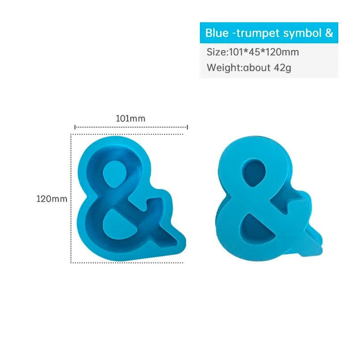 Silicone Mould - Letter & 12cm x 3cm - Harry & Wilma