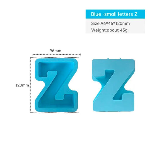 Silicone Mould - Letter Z 12cm x 3cm