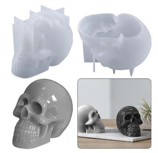 Silicone Mould - Medium Skull