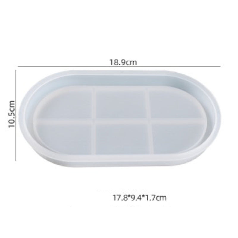 Silicone Mould - Oval Tray 18cm x 10cm - Harry & Wilma
