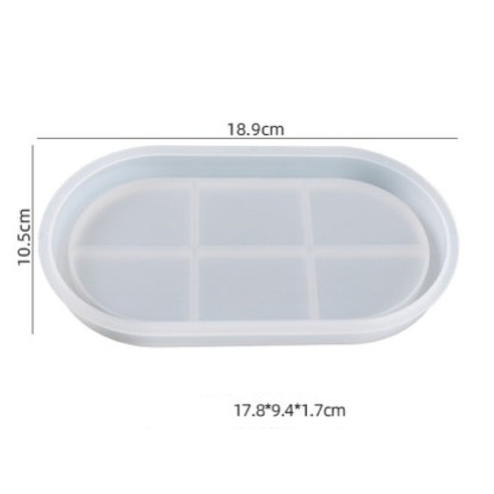Silicone Mould - Oval Tray 18cm x 10cm - Harry & Wilma