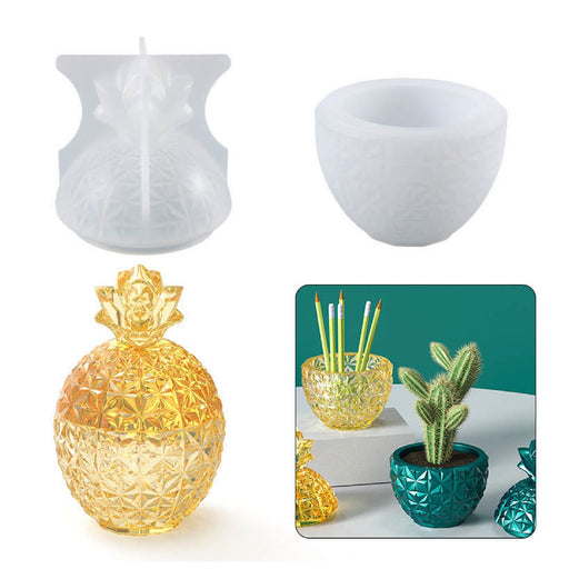 Silicone Mould - Pineapple Jar with lid - Harry & Wilma