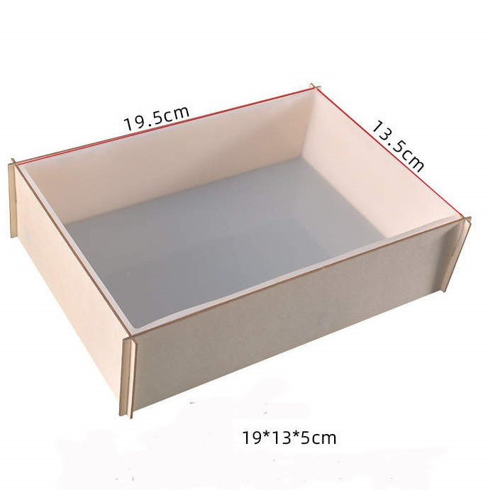 Silicone Mould - Rectangular 19cm x 13cm x 5cm - Harry & Wilma