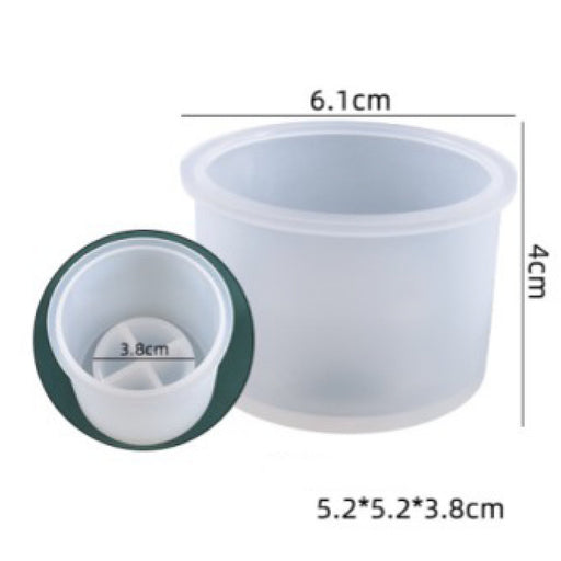 Silicone Mould - Small Round Candlestick 6cm x 4cm