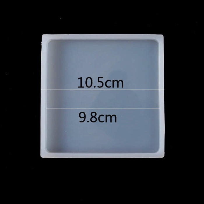 Silicone Mould - Tray Square 10cm x 2cm deep - Harry & Wilma