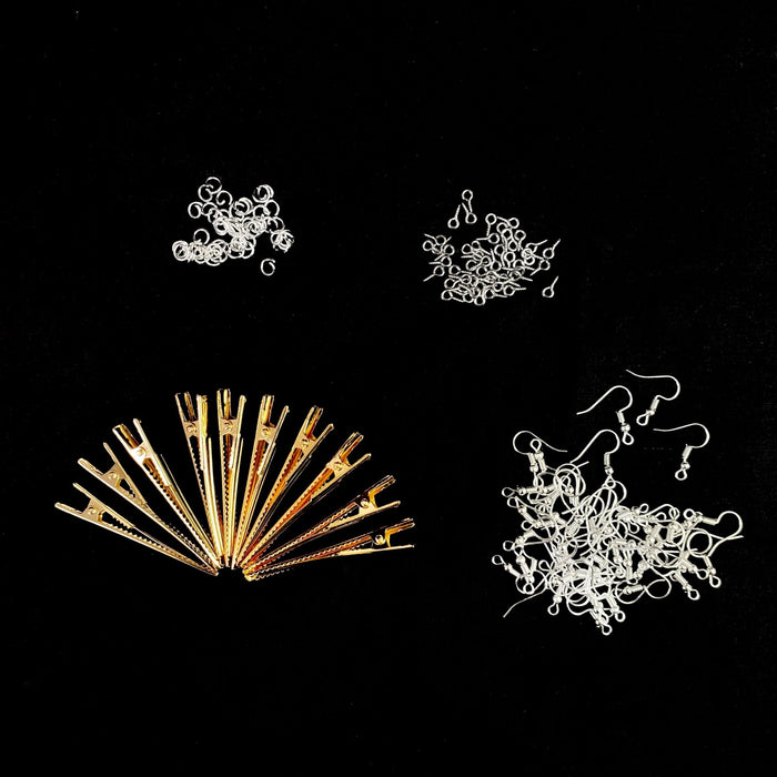 Silicone Resin Mould - Contemporary Jewellery & Hair Pin Set with Findings - Harry & Wilma