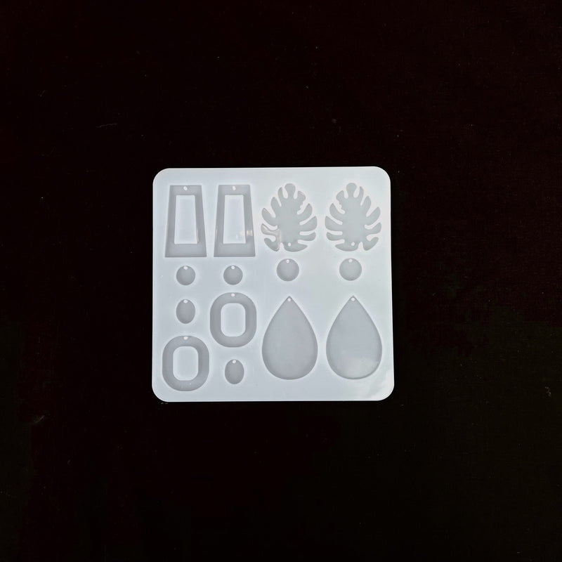 Silicone Resin Mould - Earing Monstera Leaves - Harry & Wilma