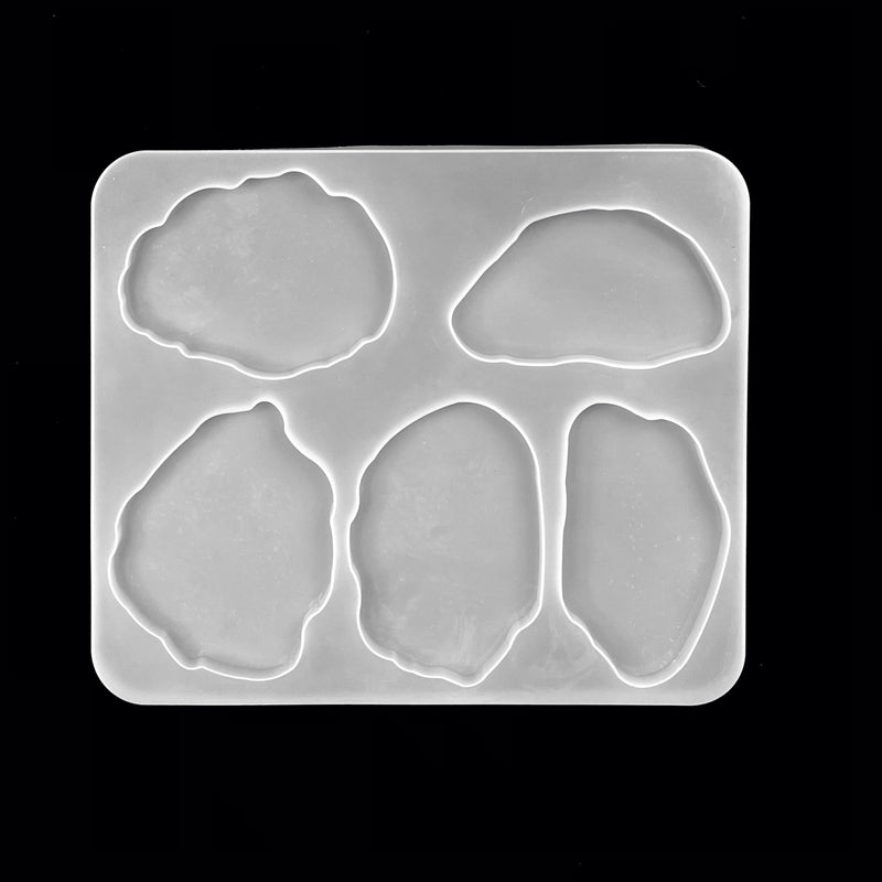 Silicone Resin Mould - Irregular Coasters - Harry & Wilma