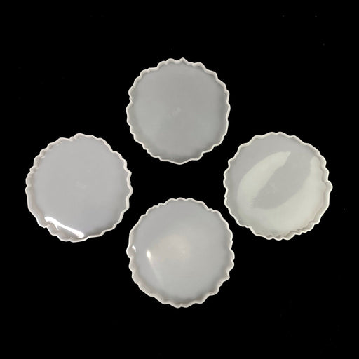 Silicone Resin Mould - Irregular Round Coasters Set of 4 - Harry & Wilma