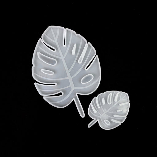 Silicone Resin Mould - Monstera Leaf Tray and Coaster pack