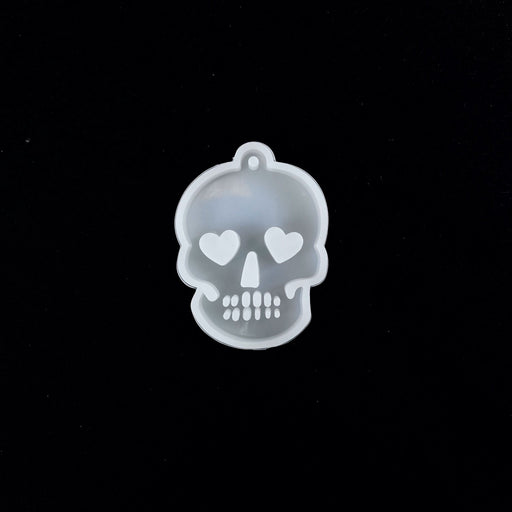 Silicone Resin Mould - Skull Keychain