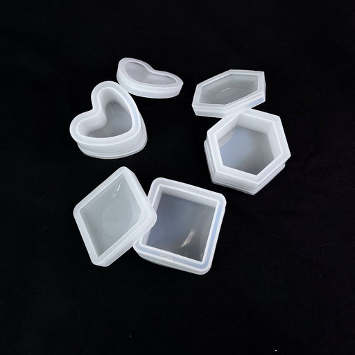 Silicone Resin Mould - Storage Boxes Pack